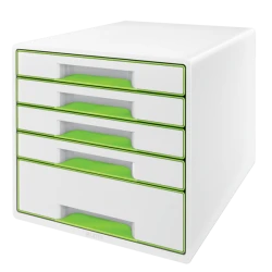 Pojemnik Z Szufladami Leitz Wow Cube Zielony