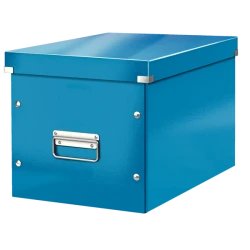 Pudło Do Przechowywania Leitz Click & Store Wow Cube, Rozmiar L Niebieski