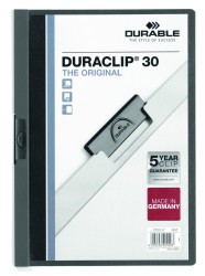 Durable Skoroszyt Zaciskowy A4 Duraclip Original 30 Antarcyt 220057