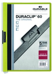 Durable Skoroszyt Zaciskowy A 4 Duraclip Original 60 Zielony 220905