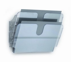Durable Zestaw Dwóch Pojemników Na Dokumenty Poziomy Flexiplus 2 A4 Przezroczysty 1709014400