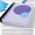 Grzbiety plastikowe owalne z blokadą - 241-280 kartek - 32 mm czarne