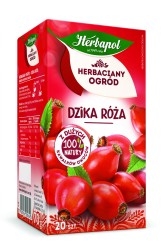 Herbata Herbapol Herbaciany Ogród, 20 Torebek, Dzika Róża