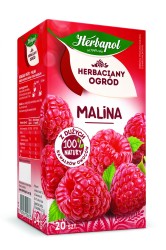 Herbata Herbapol Herbaciany Ogród, 20 Torebek, Malinowa