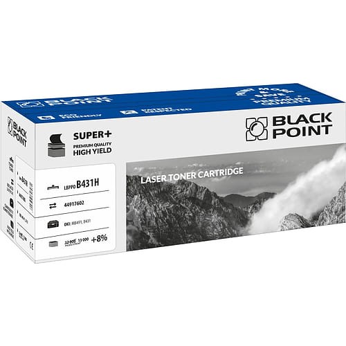Toner BlackPoint LBPPOB431H zastępuje Oki 44917602