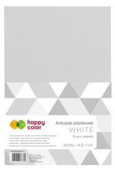 Arkusze Piankowe Biały A4 5 Arkuszy Happy Color