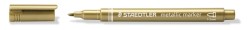 Marker Metaliczny Metallic Złoty Okrągła Końcówka Staedtler