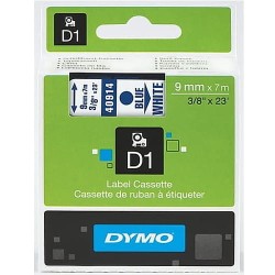 Taśma D1 Do Drukarek 9mm X 7m Niebieski/Biały 40914 Dymo S0720690