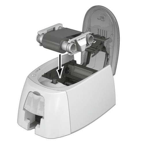 Drukarka do druku kart plastikowych DURACARD ID 300 , printing set (taśma kol , 100 kart standard) 891000