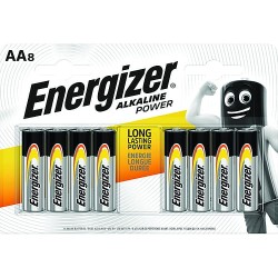 Bateria Energizer Alkaline Power, Aa, Lr6, 1,5v, 8szt.