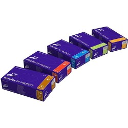 Rękawice Nitrylowe 100 Sztuk L Niebieskie Mercatormedical 3po0522