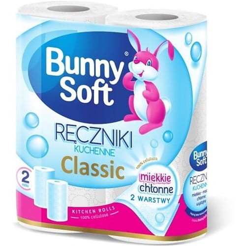 Ręcznik Papierowy Bunny Soft 2 warstwowy 2 Sztuki