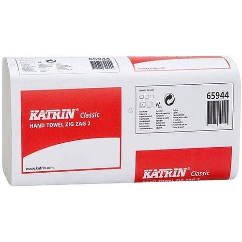 Ręcznik Papierowy ZZ KATRIN biały 65944 op. 3000 składek