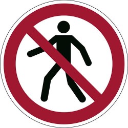 Durable Znacznik Podłogowy Symbol Zakaz Przejścia 173203