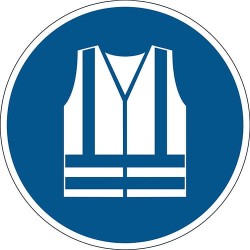 Durable Znacznik Podłogowy Stosuj Kamizelkę Ochronną 173506