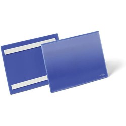 Durable Samoprzylepna Kieszeń Magazynowa Niebieska A5 Pozioma 179507