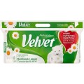 Papier toaletowy Velvet 3 warstwowy 8 sztuk RUMIANEK