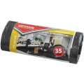 Worki na śmieci biurowe OFFICE PRODUCTS, standard (HDPE), 35l, 50szt., czarne