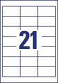 Trwałe etykiety uniwersalne Avery Zweckform 64x36 mm 3670 białe