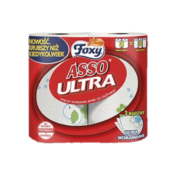 Ręcznik Papierowy Foxy Asso Ultra 2 Sztuki