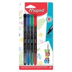 Cienkopis Graph Peps Deco Kolory  Basic 4 Szt Blister 749044