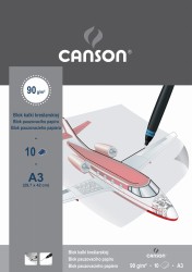 Blok Kalki Kreślarskiej Canson A3 90g 10 Kartek