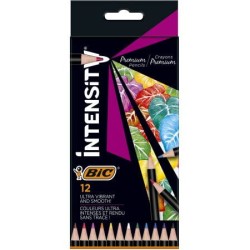 Kredki Ołówkowe Bic Intensity Premium Pudełko 12 Szt