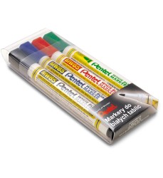 Pentel  Marker Do Białych Tablic suchościeralny   Mw85-4w-A-B-C-D