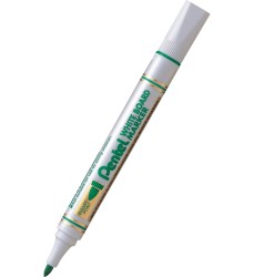 Pentel  Marker Do Białych Tablic  suchościeralny Zielony Mw85-D