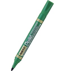 Pentel Marker Z Okrągłą Końcówką Zielony permanentny N850-D