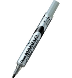 Pentel Marker Z Tłoczkiem Maxiflo  suchościeralny Czarny Mwl5s-A