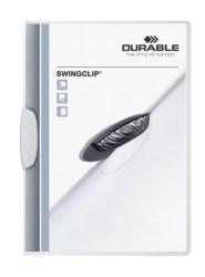 Durable Skoroszyt Zaciskowy A4 Swingclip 30 Biały 226002