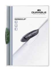 Durable Skoroszyt Zaciskowy A4 Swingclip 30 Zielony 226005