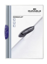 Durable Skoroszyt Zaciskowy A4 Swingclip 30 Granat Przezroczysty 226007
