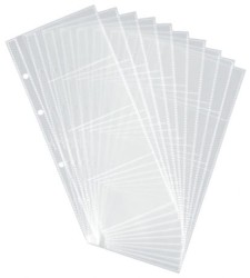 Durable Przezroczyste Koszulki 3/4 A4 Do Wizytowników 10szt 238719