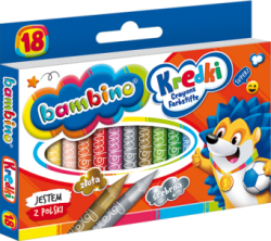 Kredki Bambino 18 Kolorów Majewski 5903235000201