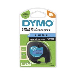 Dymo Taśma 12mm/4m - Plastikowa, Niebieska