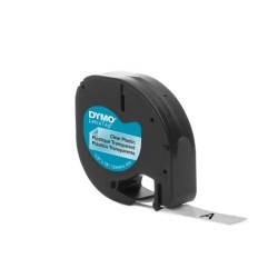 Dymo Taśma 12mm/4m - Plastikowa, Przezroczysta