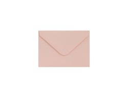 Galeria Papieru Koperta 70mm x100mm Gładki pudrowy róż satynowany K, 130g/m2, op/10szt