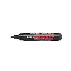 Uni-ball Marker Permanent Pm122 Do Flipchartów Kształt Końcówki Okrągła Uni czarny