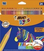 Kredki 18+6 Kolorów Eco Evolution Stripes Bic