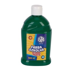 Farba Szkolna Plakatowa 500ml Astra ciemnozielony