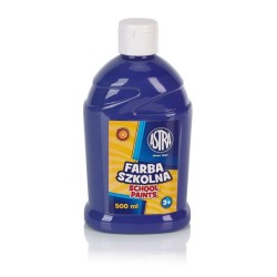 Farba Szkolna Plakatowa 500ml Astra niebieski