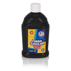 Farba Szkolna Plakatowa 500ml Astra czarny