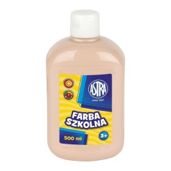 Farba Szkolna Plakatowa 500ml Astra cielisty