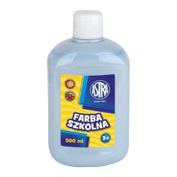 Farba Szkolna Plakatowa 500ml Astra błękitny