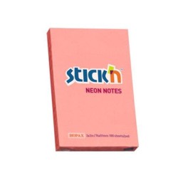 Hopax Notes Samoprzylepny 76x51 Mm Neon  różowy neonowy