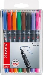 STABILO OHPen S permanentny etui 8 szt.
