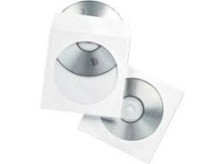 Koperta na CD/DVD z okienkiem  biała