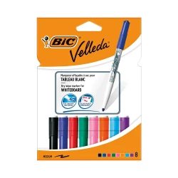 BIC Marker Velleda 1741 suchościeralny okrągła końcówka 8szt